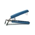 Stainless steel anti-scalding bowl clip with blue handle kitchen plate lifter tool - Bowl Clip with Rubber Head / Royal Blue