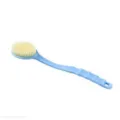 Cepillo de ducha de mango largo con cerdas suaves para la espalda, limpiador corporal azul. - Azul [Cepillo de baño de una cara]