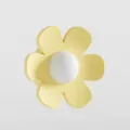 Yellow flower silicone sink plug variant, cute bathroom drain stopper and water seal. - Yellow