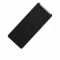 Supporto pieghevole per telefono in silicone flessibile, stand da scrivania, nero 1 pz - Nero
