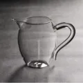 Clear heat-resistant glass tea pitcher fair cup for kung fu tea ceremony serving. - Transparent Handle