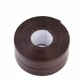 Brown PVC sealing tape roll for kitchen sink and toilet gap waterproofing and mold prevention. - 3.2m * 3.8cm / Brown