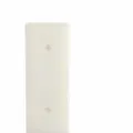 White plastic wall mount power strip holder variant, durable and easy to install. - Right Angle / OPP Bag