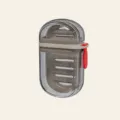 Portable travel soap box with lid, clear plastic leakproof soap holder for bathroom. - Clear