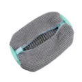Grijs corduroy schoenenwaszakje voor de wasmachine anti-deformatie sneaker zak. - Grijs