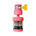 Kitchen faucet water filter splash proof nozzle extender with multi layer filter beads for sink - 10th Gen Boxed / Pink
