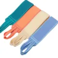 Long bath body scrubber strap set, exfoliating back washing belt with handles for shower. - Back Scrubber Strap (Random Color)