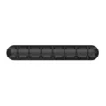 Organisateur de cable en silicone noir support de fil multi fentes pince de bureau - 7 Fentes / Noir