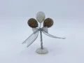 Strass Ballon Desktop Auto Ornament Kristall Dekor glitzernde Diamanten Geschenke Zubehör - 2 graue und 1 weißer Geständnis-Luftballon
