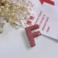 Rosa Strass Buchstabe F Schlüsselanhänger und Tasche Anhänger glitzernd süßer Charme Geschenke - Buchstabe F