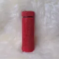 Glänzende rote Strass Thermosflasche, 500ml glitzernde isolierte Wasserflasche für Frauen Auto. - Rot