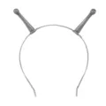 Cerchietto con antenna da alieno argento festa cosplay accessorio per capelli festival - Taglia unica / Stile Antenna in Filo Sottile (HAB23107B) / Argento