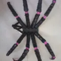 Halloween Spinne Flügel Rucksack, schwarz und lila Cosplay Kostüm Requisite für Party. - Einheitsgröße / Schwarzviolett