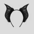 Black bat ear headband halloween cosplay costume hair hoop for party dress up accessories - Bat Ear Style (HAA25023C) / Black