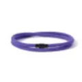 Pulsera de cuerda trenzada magnética Púrpura vista detallada, joyería de pareja - Cierre Magnético Doble Capa Morado