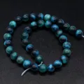 Natürliche blaue Tigerauge Edelstein lose Perlen für DIY handgemachte Schmuck Armband Kette. - 4mm Packung / Blau