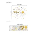 Zon trein alfabet muursticker voor kinderkamer klaslokaal decoratie pvc zelfklevend - Zon Trein / 30x90cm