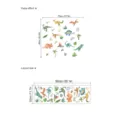 Cartoon dinosaur wall stickers for kids bedroom decor, removable waterproof vinyl wall decals. - Dinosaur Theme (30x90cm)
