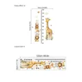 Cartoon animal height growth chart wall sticker giraffe kids room nursery decor 120x30cm - Giraffe Height Chart (Layout 30x120cm)