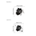 3D horror spider wall sticker waterproof self-adhesive PVC toilet bathroom decal - Spider (PC961) / 30x30cm