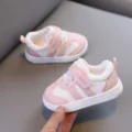 Scarpe comode per neonati suola morbida scarpe da ginnastica antiscivolo bambini. - Rosa