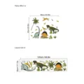 Stickers muraux dinosaure dessin anime PVC autocollant decoration chambre papier peint amovible - ZC1137-Dinosaure-30-120 (Sans sac)
