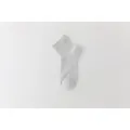 Calcetines cortos de verano blancos, diseño de malla fina transpirable acanalado para mujer - Talla única / Gris claro
