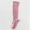 Calcetines deportivos de compresión rosa con suelas antideslizantes para pilates, yoga y correr. - Rosa