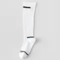 Calcetines deportivos blancos de compresión, calcetines de yoga antideslizantes. - Blanco