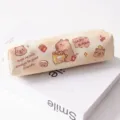 Cute Capybara pencil case PU leather stationery bag student aesthetic pencil pouch storage box - Style 3