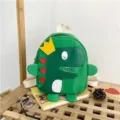 Grüner Dinosaurier Kleinkind Rucksack Süße Cartoon Schultasche für Kinder 1-5 Jahre - Grün