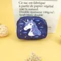 Bonito bolso cruzado de unicornio para niños monedero de dibujos animados elegante - Azul