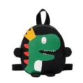 Süßer Kinder Rucksack mit Dinosaurier Motiv für Jungen und Mädchen Kindergarten Tasche. - Schwarz
