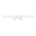 White baby bow headband cute infant hair band soft elastic girls hair accessories - White (18)