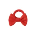 Red mini bow hair tie for kids, cute grosgrain ribbon elastic hair band hair accessories - Red Style (5161)