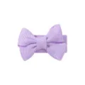 Adorable light purple grosgrain ribbon bow hair clip for kids and babies hair accessory - Light Purple
