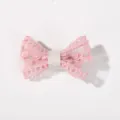 Barrettes à cheveux en dentelle rose pour filles, accessoire mignon fait main - Dentelle Rose (20)