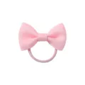 Sfizioso elastico per capelli con fiocco in nastro rosa per bambine e ragazze - Rosa (11)