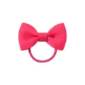 Elastico per capelli con fiocco in nastro rosa per acconciature di bambine e bimbe - Rosa Fucsia (14)
