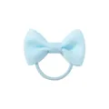 Elastico per capelli con fiocco in nastro azzurro per bambine, fascia morbida e comoda - Azzurro (17)