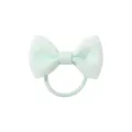 Adorabile elastico per capelli con fiocco in nastro grosgrain verde menta per bambine - Verde Menta (19)