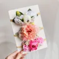 Set van drie kunstmatige bloemenhoofdbanden voor baby's en peuters in roze - 3.00g