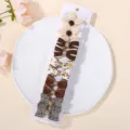 Grazioso set di 5 fermagli per capelli per bambini con fiori e fiocchi per bambine. - Stile 10K (10 Pezzi)