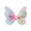 Pinza para el pelo de mariposa con purpurina degradada para niñas y bebés accesorio - Degradado Multicolor (36)