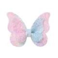 Pinza de pelo mariposa con purpurina degradado rosa y azul para niñas y bebés - Degradado Rosa y Azul (38)