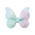 Pinza para el pelo de mariposa brillante con degradado azul y rosa para niña bonita - Degradado Azul/Cian/Rosa/Púrpura (39)