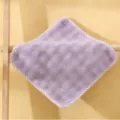 Weiches violettes Bubble-Fleece Handtuch, hochgradig saugfähig und schnelltrocknend. - 30*30cm / Lila Blasen-Fleece-Vierecktuch