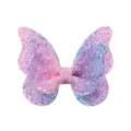 Pinza para el pelo de mariposa con purpurina degradada rosa y azul para niñas bebés - Degradado Rosa y Azul (45)
