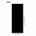 Black anti-peeping electrostatic window film size 45x100cm for home privacy and shading - 45cmx1m