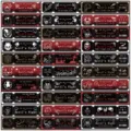 Set van 30 vintage gothic skelet thema tickets voor DIY scrapbooking en artistieke bladwijzers - 30 stuks schedel stickers